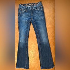 Rock Revival Chrissie Low Rise Boot Leg Stretch Denim Jeans